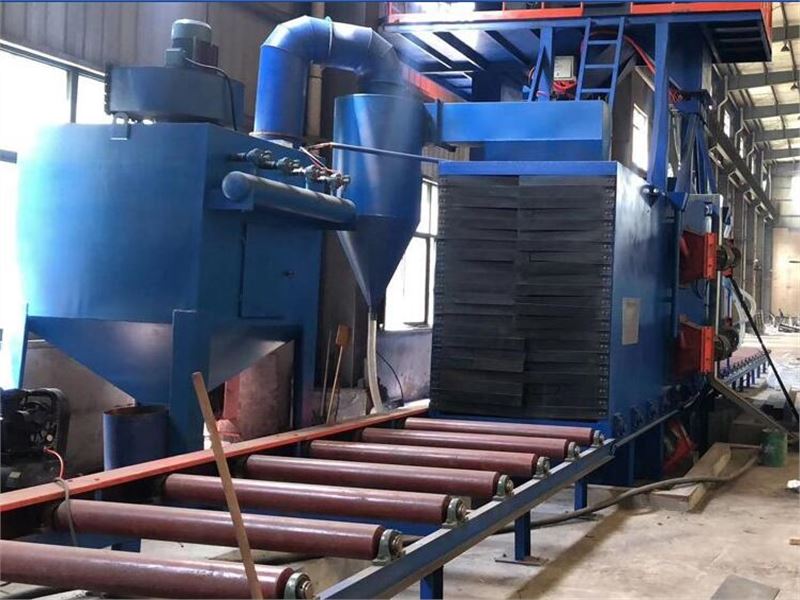 河南拋丸機分享通過式拋丸機清理原理與工藝